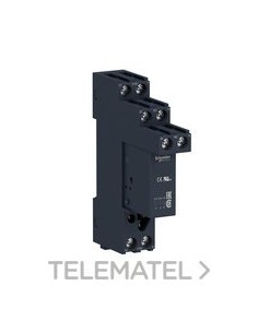 RELÉ ENCHUFABLE + BASE 2 NA/NC 8A 12V DC