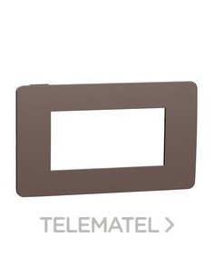 MARCO STUDIO CON 4 MÓDULOS CACAO / NEGRO