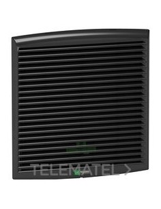 REJILLA EXTERIOR 125x125 RAL9005