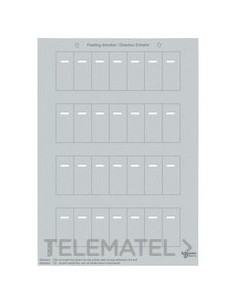 PLIEGO DE ROTULACIÓN PARA PULSADOR CON I