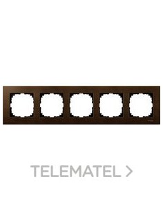 MARCO CON 5 ELEMENTOS ELEGANCE NOGAL