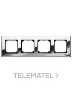 MARCO ELEGANCE CON 4 ELEMENTOS CROMO