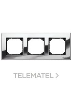 MARCO ELEGANCE CON 3 ELEMENTOS CROMO