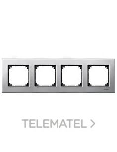 MARCO CON 4 ELEMENTOS ELEGANCE ACERO
