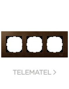 MARCO CON 3 ELEMENTOS ELEGANCE NOGAL
