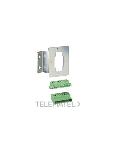 CONECTOR 8 HILOS CON PLACA MONTAJE