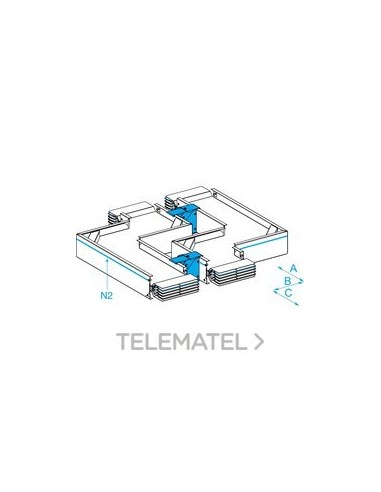 CODO DE ZED N2 CANALIS KT 3x6300A COBRE