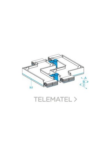 CODO DE ZED N1 CANALIS KT 3x6300A COBRE