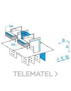 UNIDAD ALIM.ER N4 CANALIS KT 4x6300A Cu