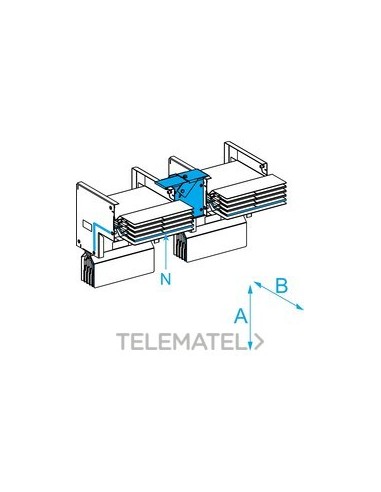 CODO PNO.LPC N1 CANALIS KT 3x6300A Cu