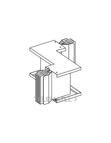 CODO DE ZED PLANO 3L+N+PER 5000A COBRE