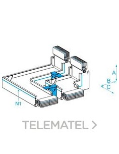 CODO CANTO/PLANO N1 CANALIS KT 3x6300A