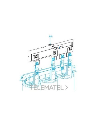 TERM.ALIM.TRAFO SECO N5 3L+N+PE 5000A Cu