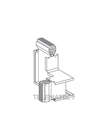 CODO 90° CANTO/PLANO N3 3L+N+PER 5000A