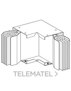 CODO PLANO N2 3L+PE 3200A 2 BRAZOS COBRE