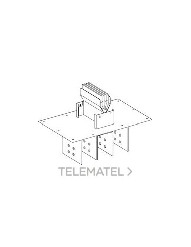 TERMINAL ALIM.N1 TRI+N+PER 3200A CU