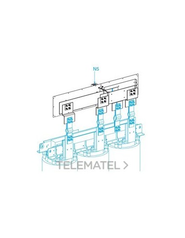 TERM.ALIM.TRAFO SECO N5 3L+N+PE 2000A Cu