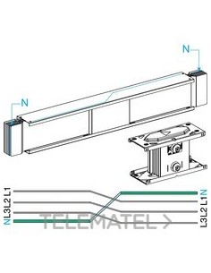 CANALIZ.PERMUTACIÓN NEUTROS 1600A 1m Cu