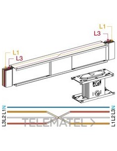 CANALIZACIÓN PERMUTACIÓN FS.1600A 1m Cu