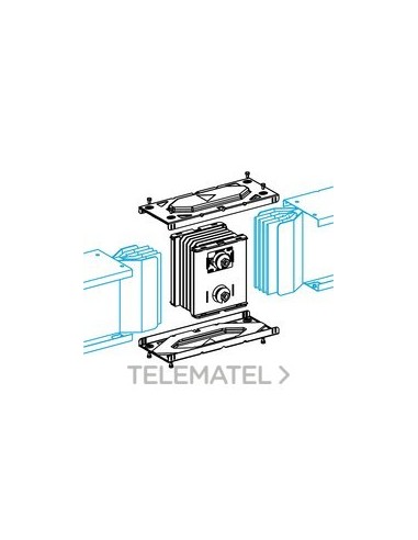 UNIÓN 3L+N+PE 1350A ALUMINIO