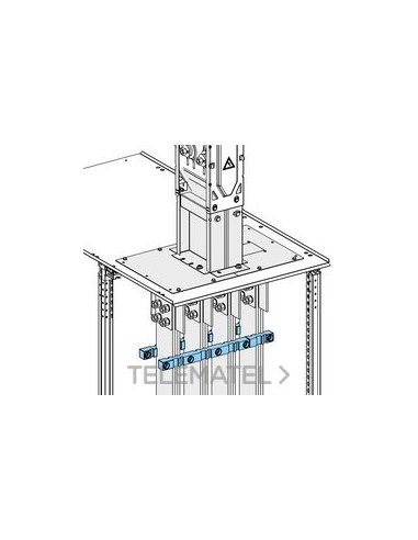 SOPORTE PARA BARRAS ENTRE-EJE 115mm