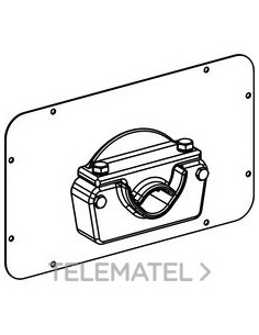 PLACA PRENSAESTOPAS CANALIS KT 1x30-70