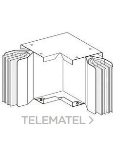 CODO PNO.N1 3L+N+PER 2500A 301-799mm Al