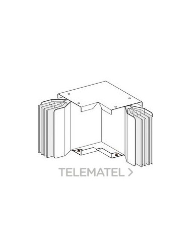 CODO PNO.N1 3L+N+PER 2500A 301-799mm Al