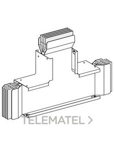 TE 90° DE CANTO 3L+N+PE 2000A ALUMINIO