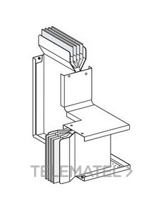 CODO 90° CANTO/PLANO N3 3L+N+PE 1600A Al
