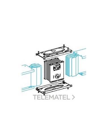 UNIÓN 3L+PE 1250A ALUMINIO