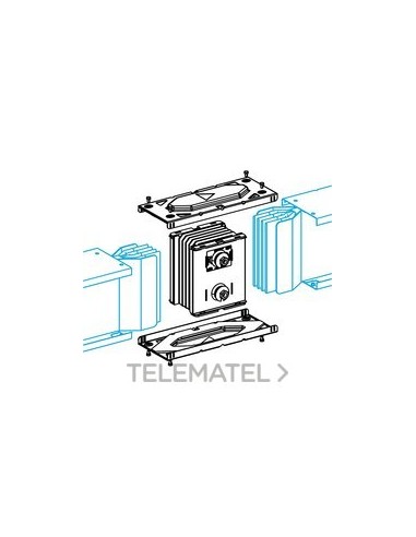 UNIÓN 3L+N+PE 1250A ALUMINIO