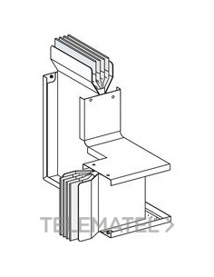 CODO 90° CANTO/PLANO N3 3L+N+PE 1250A Al