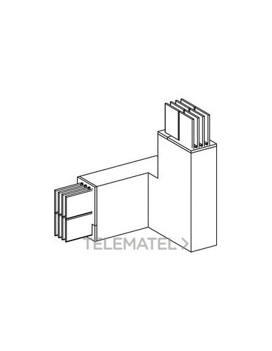 CODO CANTO/PLANO CP1 CANALIS KR 4x6300A