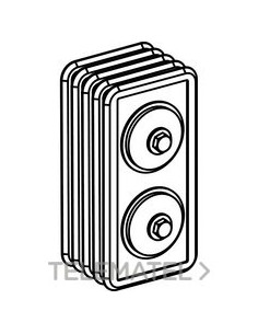 BLOQUE UNIÓN YA CANALIS KR 4x2000A Cu