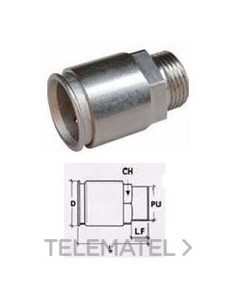 RACOR ALUMINIO M63x1,5 IP67