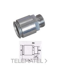 RACOR ACOPL.RAP.M25x1,5 INOX