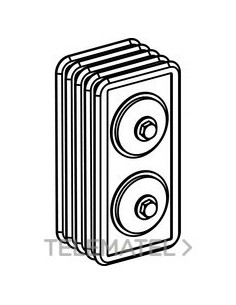 BLOQUE UNIÓN YA CANALIS KR 4x1600A Al