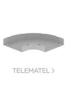 CURVA PNA.90° GR RAL7038 100x400 U48X