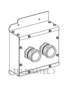ENTRADA DE CABLE CON 2 AGUJEROS KH063