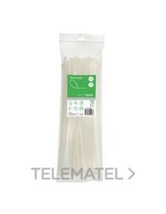 BRIDA 380x7,6mm BLANCA (BOLSA 100u)