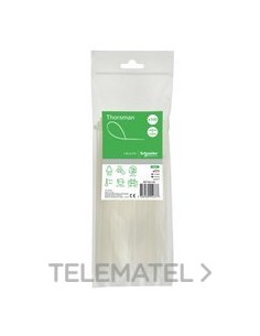 BRIDA 200x3,6mm BLANCA (BOLSA 100u)