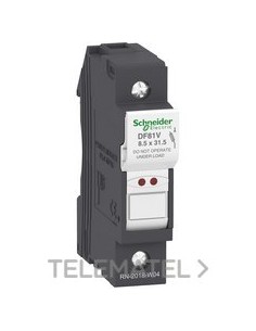 PORTAFUSIBLES PIL.1P 25A FUS.8,5x31,5