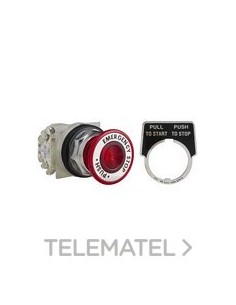 BOTÓN PULS.600V AC 10A 30mm 2 POS.