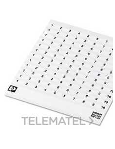 TARJ.TIRAS ADVA.SK 3,8 REEL P7,62 WH CUS