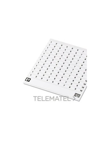 TARJ.TIRAS ADVA.SK 3,8 REEL P7,62 WH CUS