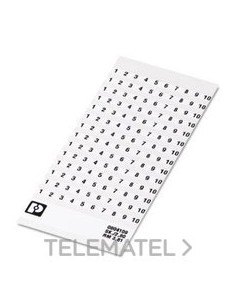 TARJ.TIRAS ADVA.SK 2,8 REEL P3,81 WH CUS