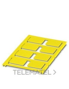 RÓTULO PARA ENCAJAR UC-EMP (27X15) YE