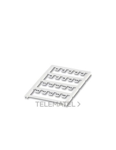 RÓTULO PARA ENCAJAR UC-EM (20X9) YE CUS