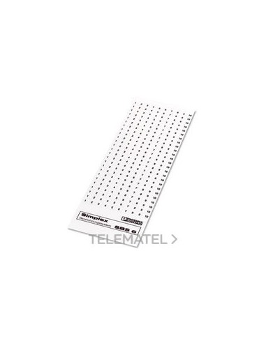 TARJETA TIRAS ADVA.SBS 6:UNBEDRUCKT